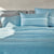 Detail of Pillow Shams - Alton Pacific Bedding by Yves Delorme | Hugo Boss