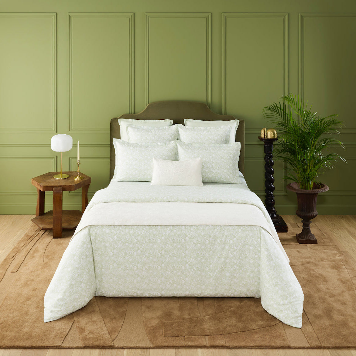 Capri Amande Organic Bedding by Yves Delorme