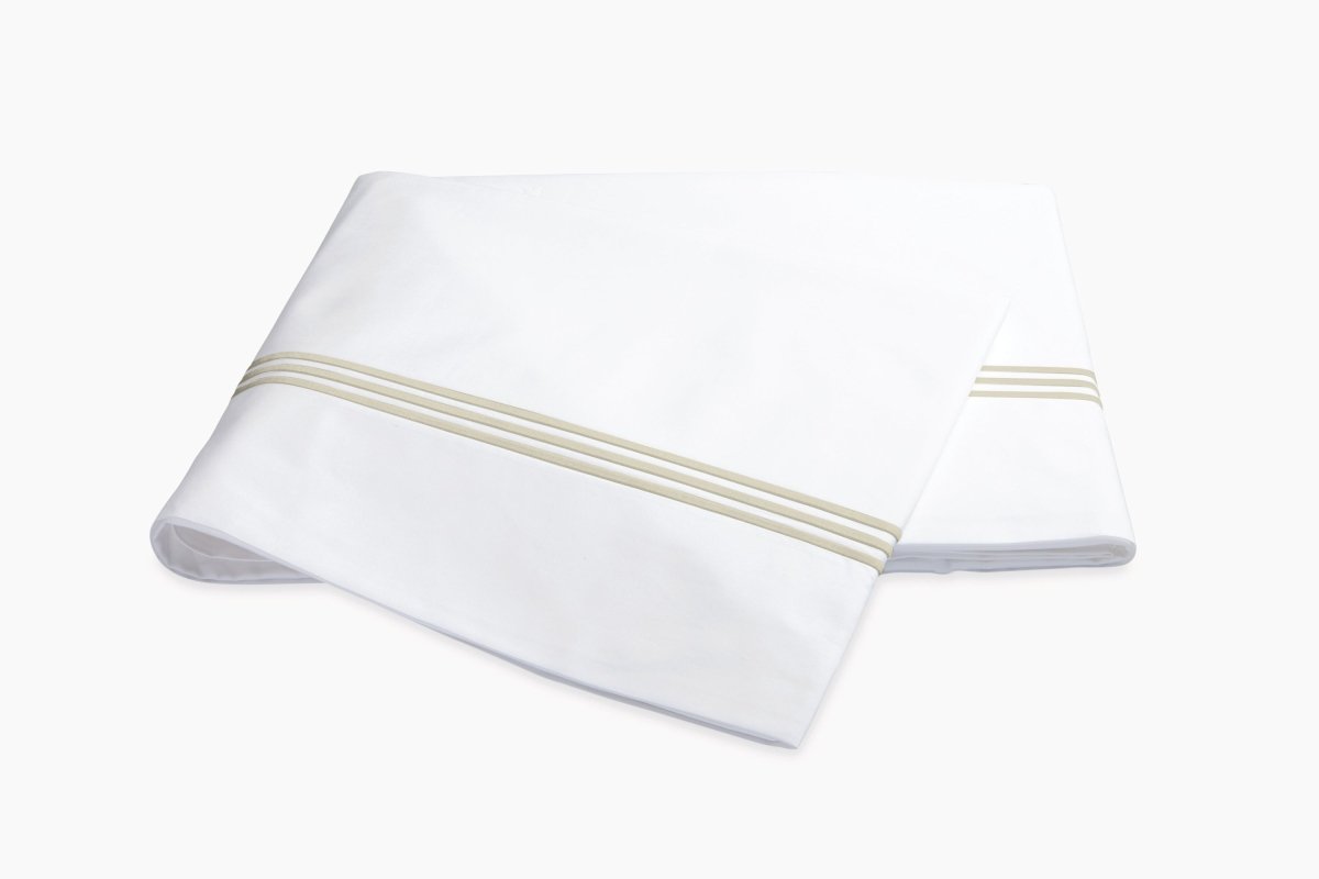 Matouk Bel Tempo Full/Queen Flat 96 x 112 Almond