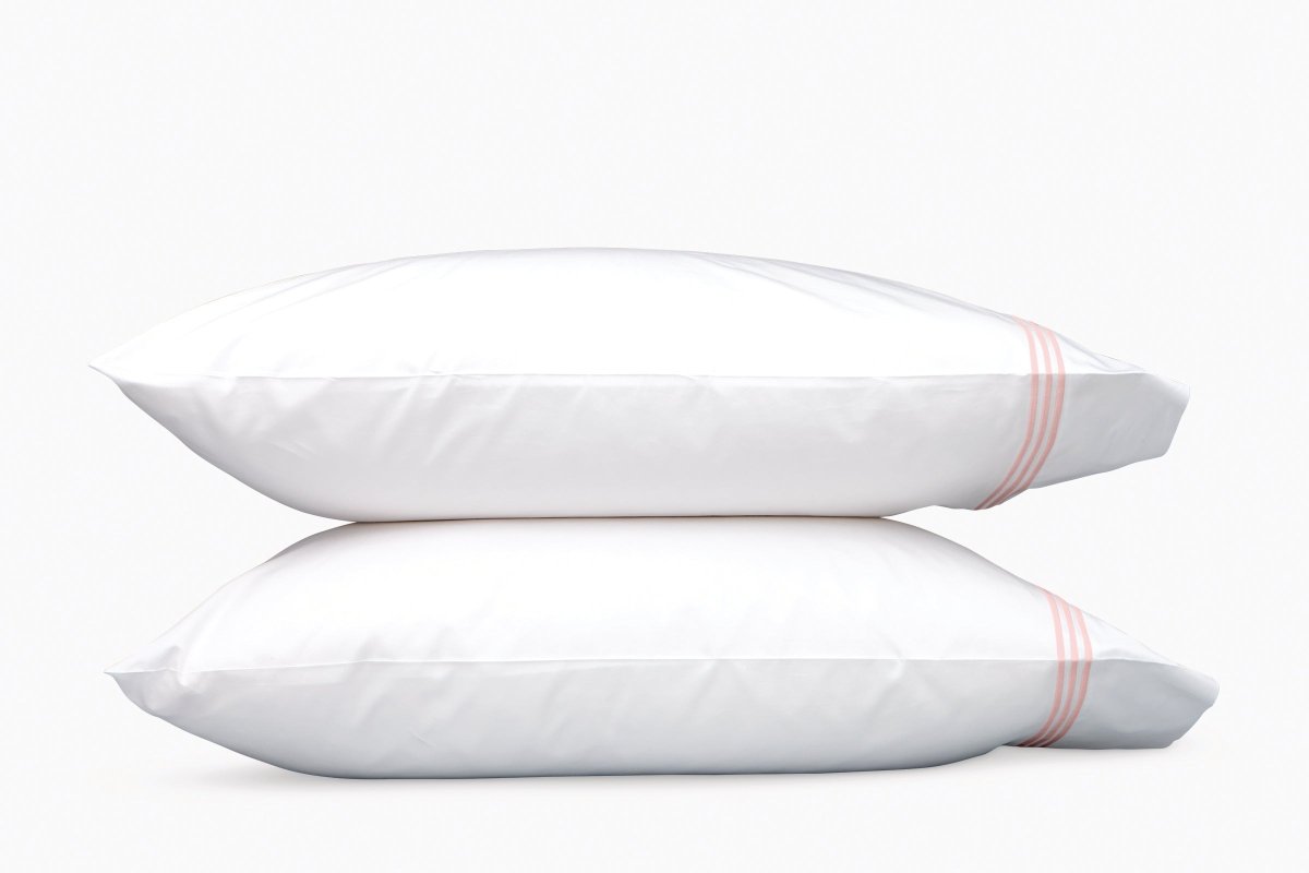 Matouk Bel Tempo King Case - Pair 21 x 40 Blush