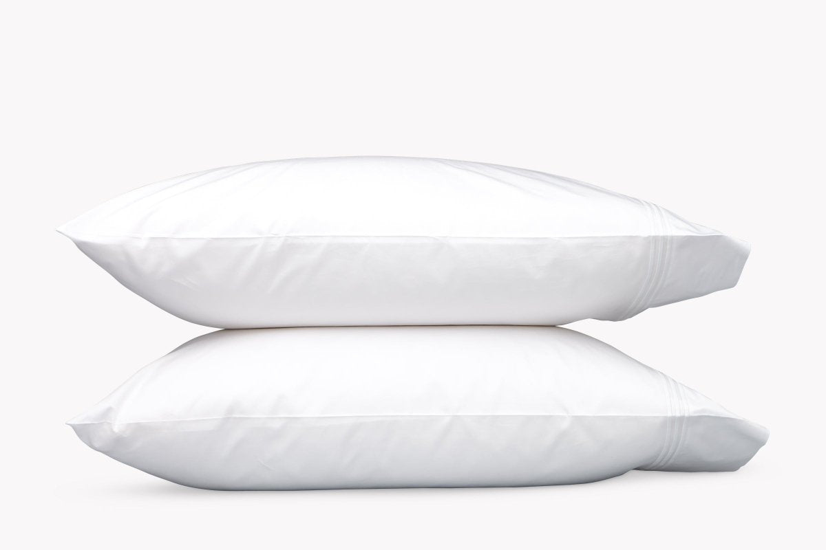 Matouk Bel Tempo King Case - Pair 21 x 40 White