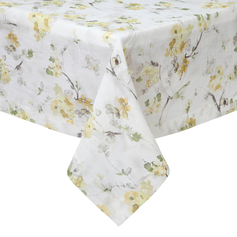 Boerne Mustard Tablecloth | Mode Living at Fig Linens and Home