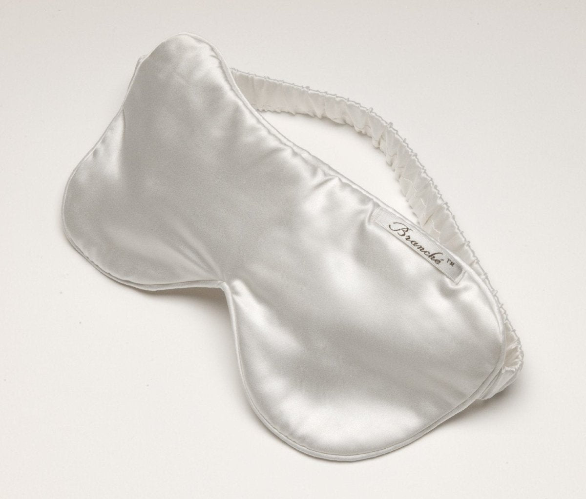 Branché Belle De Nuit Silk Eye Masks | Fig Linens white