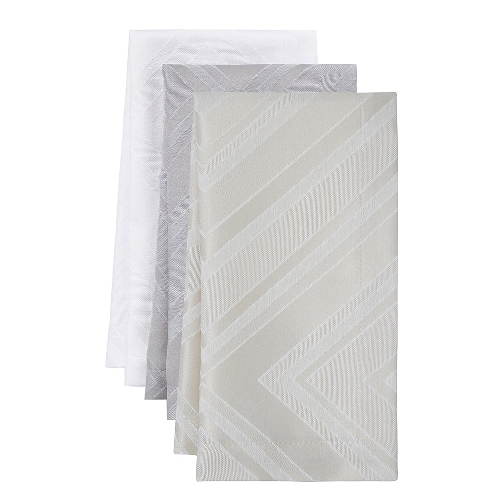 Brussels Patterned Gray Napkin Lifestyle | Mode Living at Fig Linens and Home