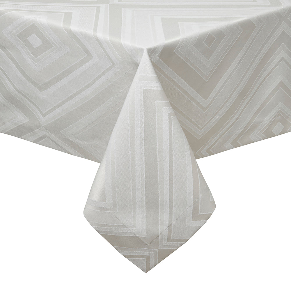 Brussels Taupe Tablecloth | Mode Living at Fig Linens and Home