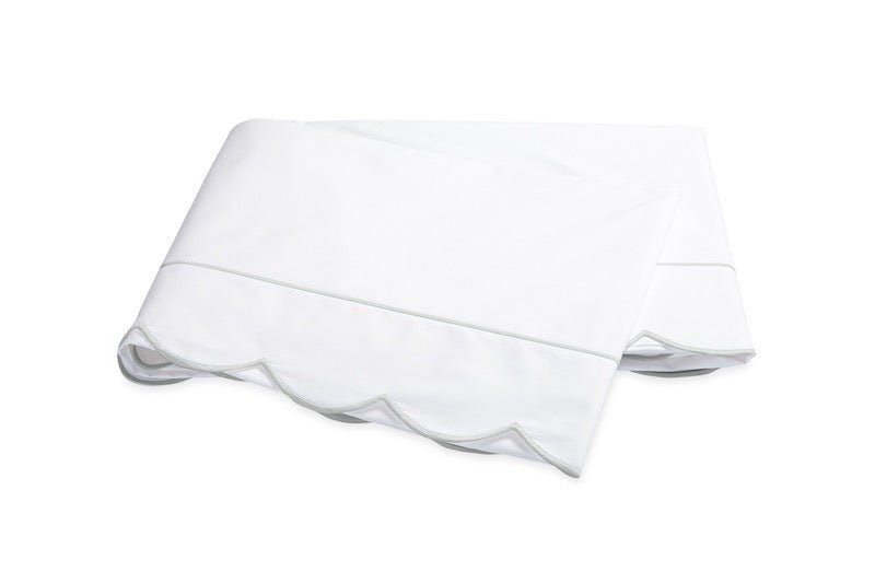 Matouk Butterfield Sheets & Pillowcases by Matouk - Standard Pillowcase Pair 21x32 Sea at FIG LINENS AND HOME - 15