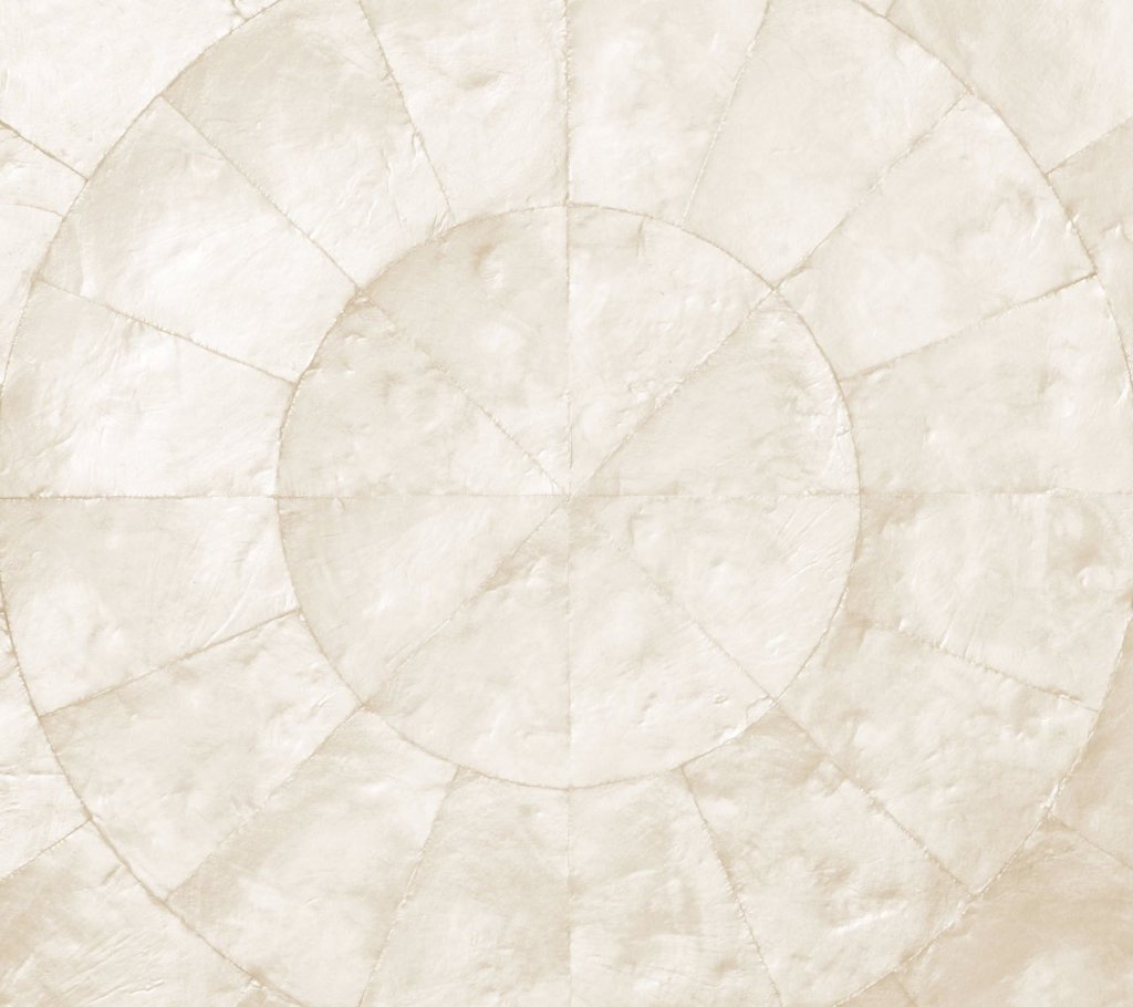 Round Capiz Natural Placemat Detail 6 | Kim Seybert at Fig Linens and Home