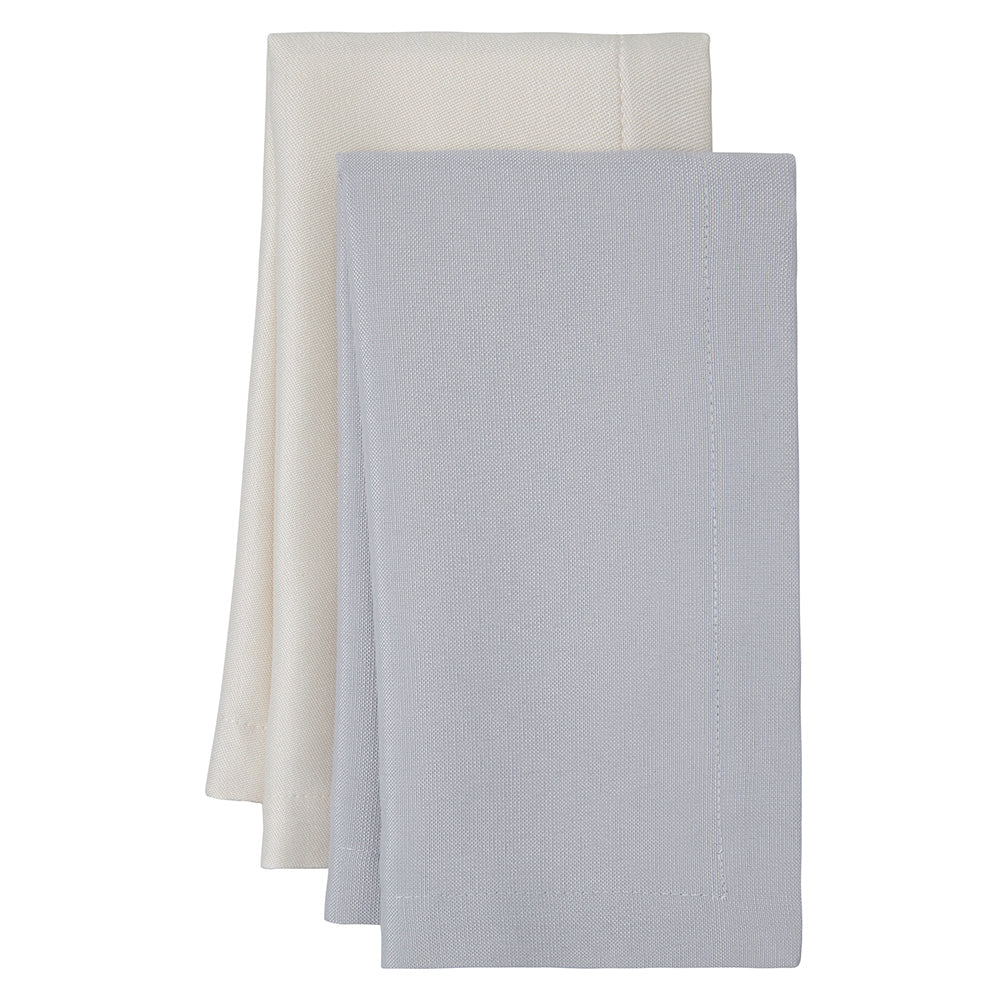 Carrera Solid Gray Napkin Lifestyle | Mode Living at Fig Linens and Home
