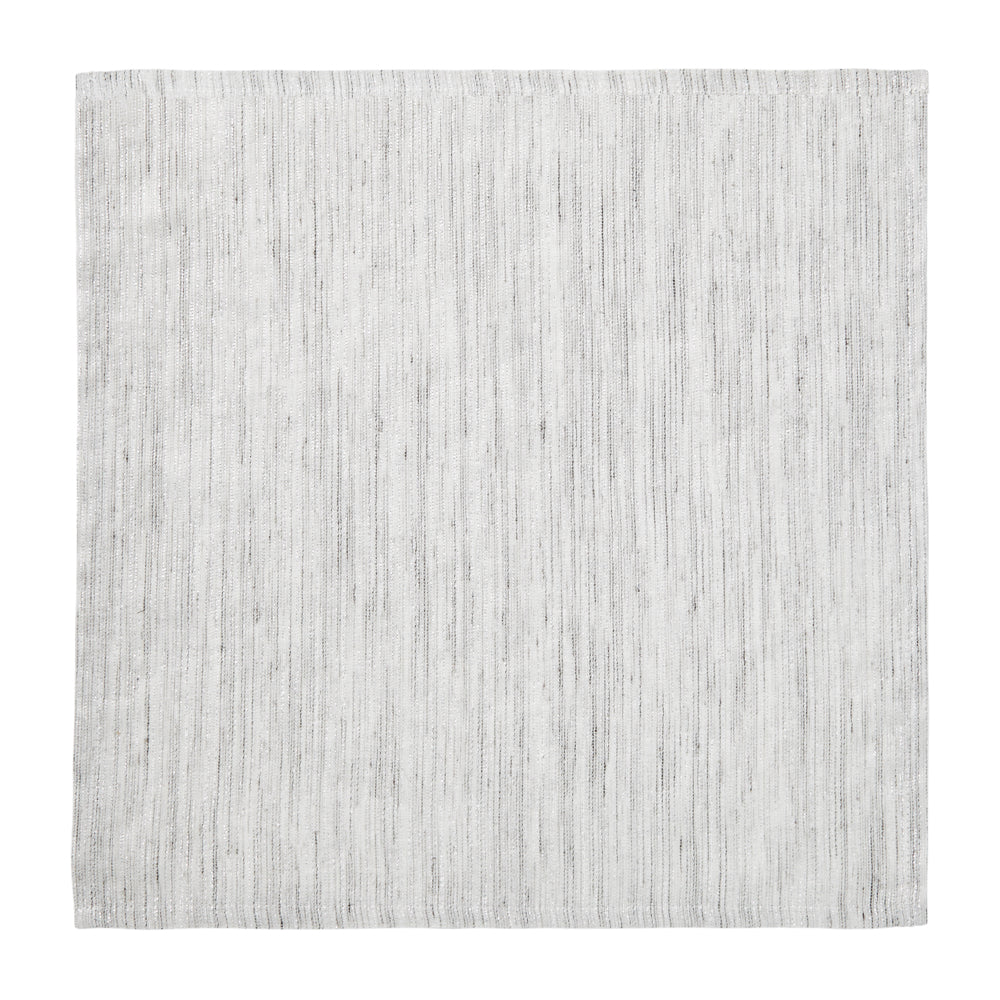 Chamonix Silver Napkin Detail 4 | Mode Living at Fig Linens and Home