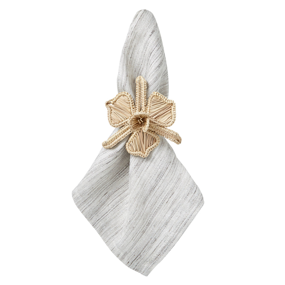 Chamonix Silver Napkin | Mode Living at Fig Linens and Home