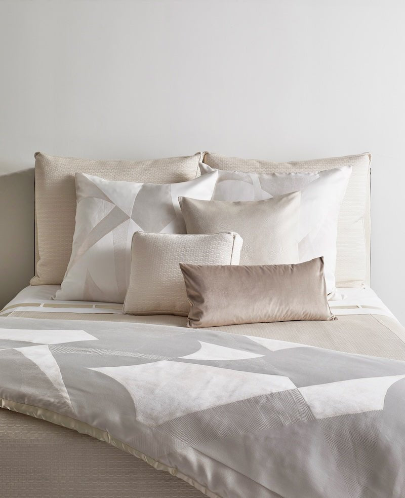 Clio Pearl Bedding by Ann Gish - Duvet Cover and Pillow Shams