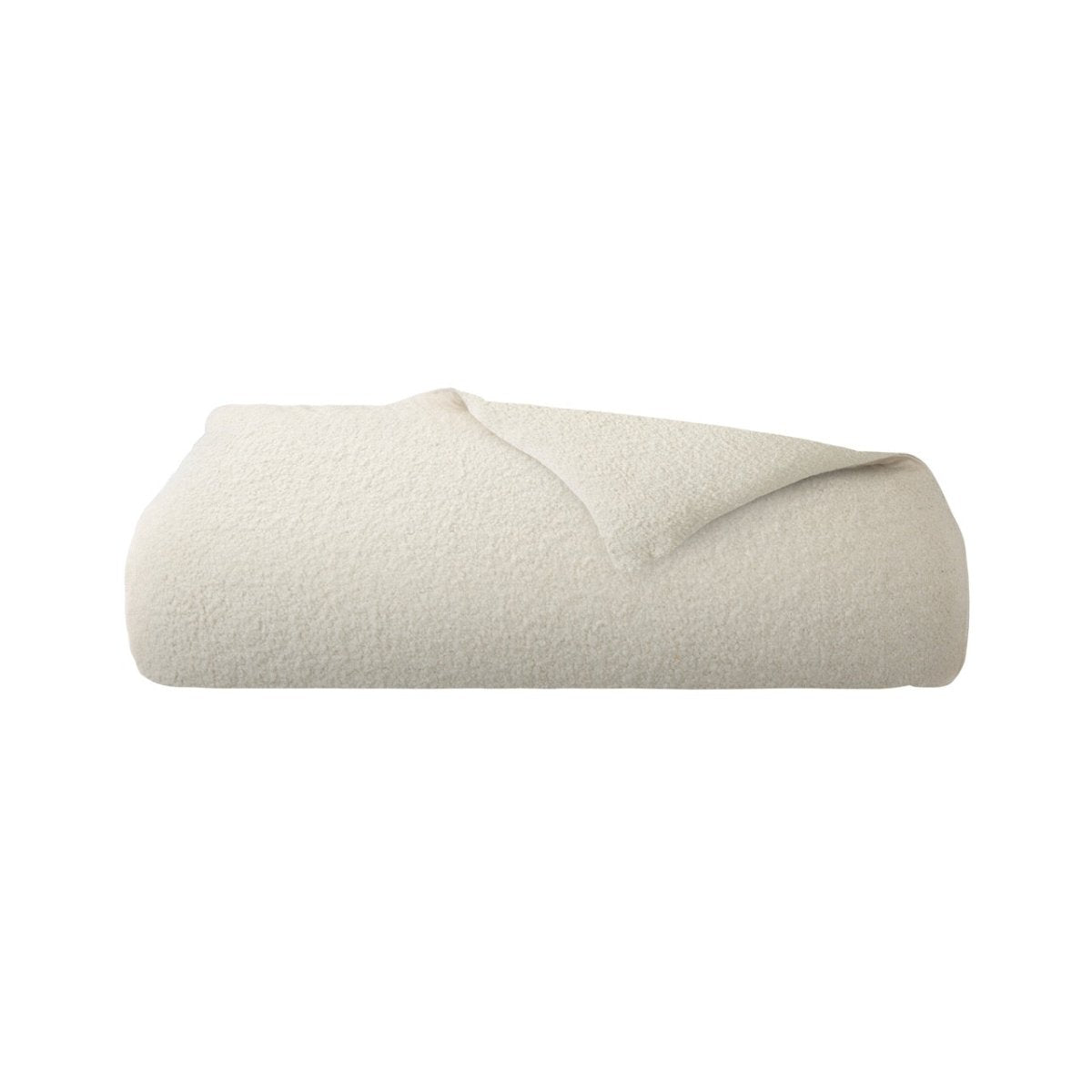 Conterpane Naturel Bouclette Yves Delorme Decoration Bouclette 1 at Fig Linens and Home