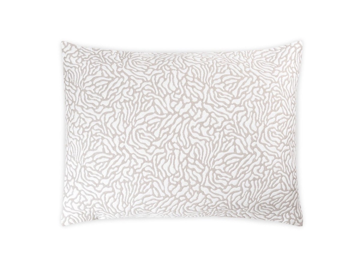 Cora Natural and White Sham | Matouk