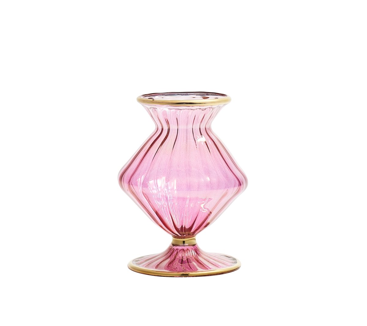 Scallop Bud Vase in Pink by Kim Seybert at Fig Linens and Home