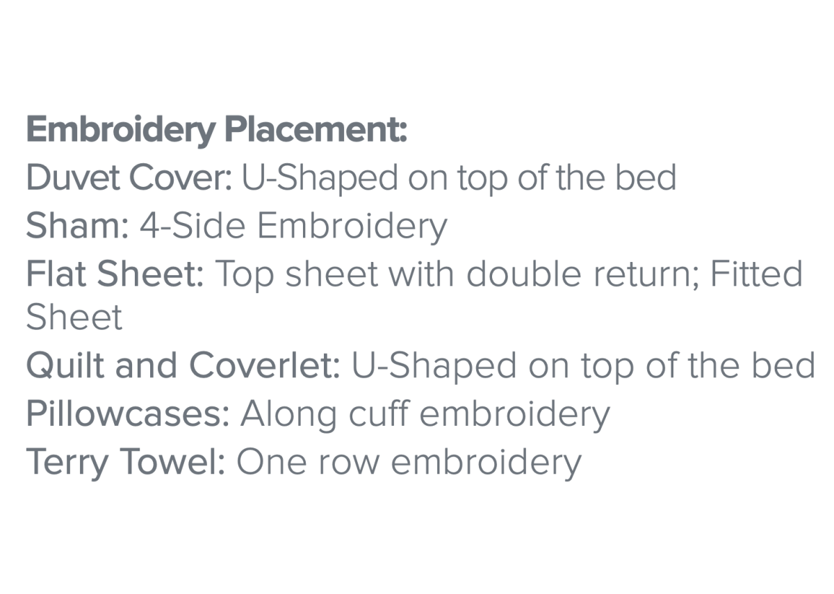 Dea Fine Linens - Etruria Luxury Bedding Description