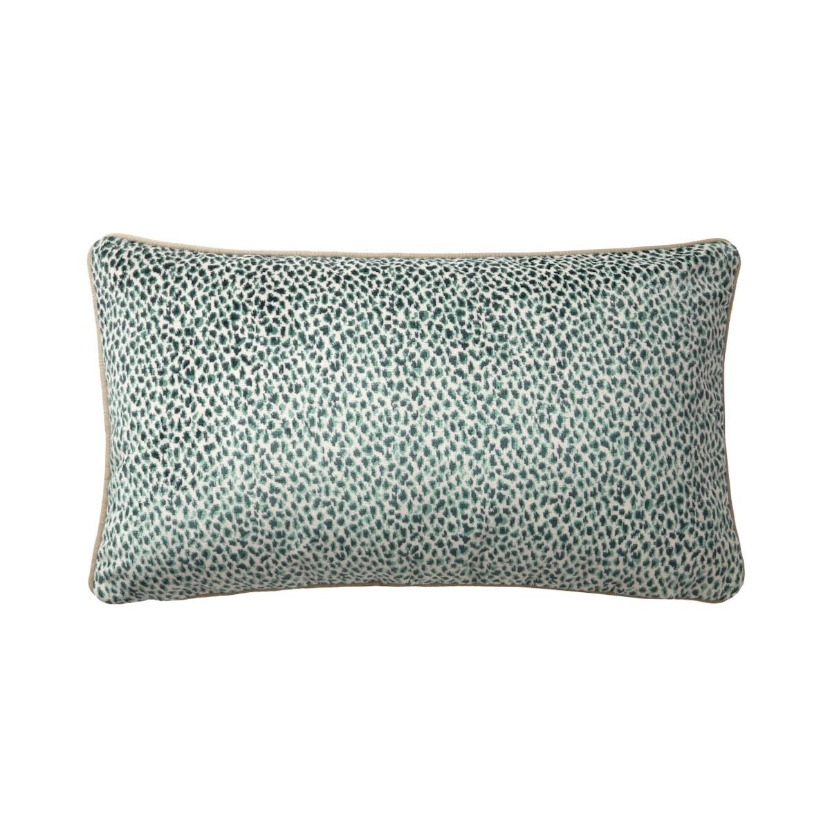 Yves Delorme Zenaide Paon Decorative Pillow by Yves Delorme - Decorative Pillow 13 x 22 Zenaide Paon at FIG LINENS AND HOME - 2