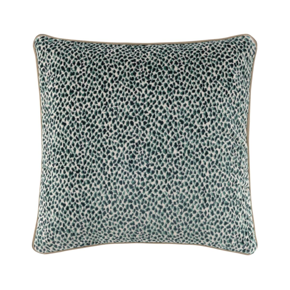 Yves Delorme Zenaide Paon Decorative Pillow by Yves Delorme - Decorative Pillow 18 x 18 Zenaide Paon at FIG LINENS AND HOME - 1