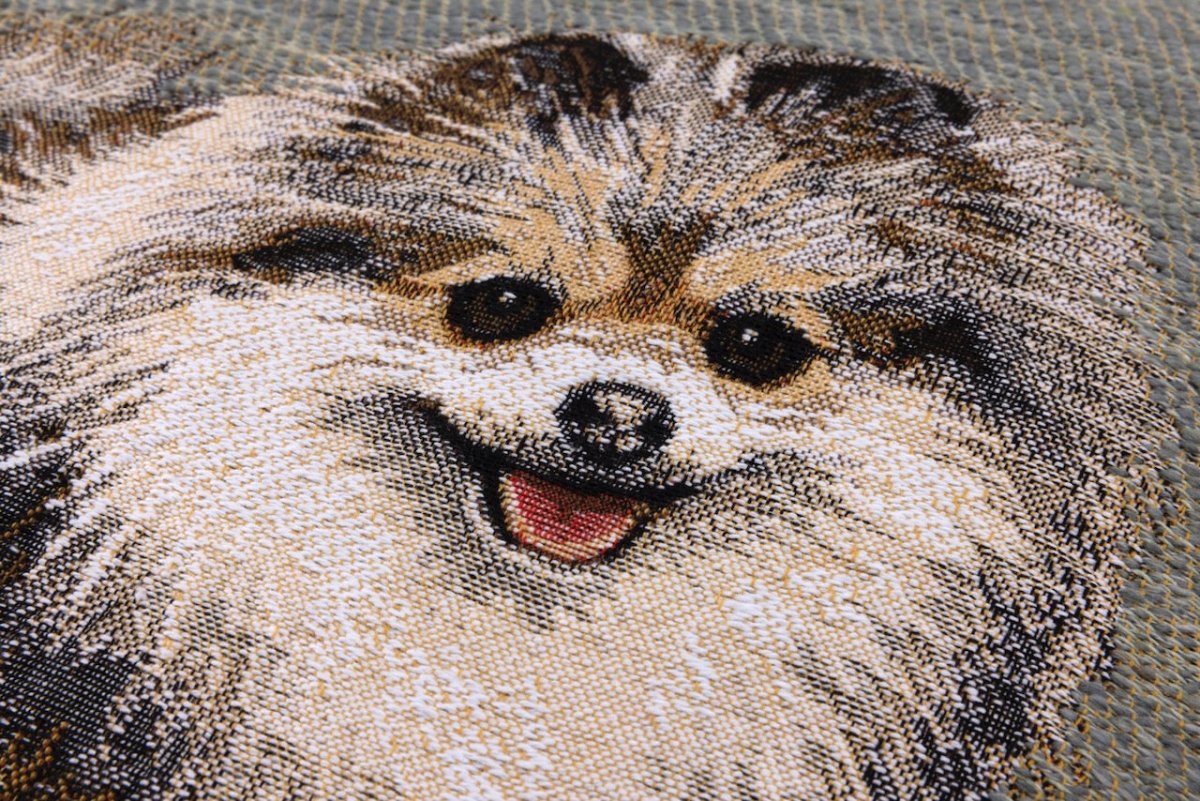 Detail of Tapestry Throw Pillow - Lulu Amande Decorative Pillow - Yves Delorme at Fig Linens and Home