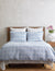 Doorknocker Duvet Set Blue by Ann Gish at Fig Linens and Home | Art of Home Bedding