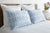 Pillow Shams - Doorknocker Duvet Set Blue by Ann Gish at Fig Linens and Home | Art of Home Bedding
