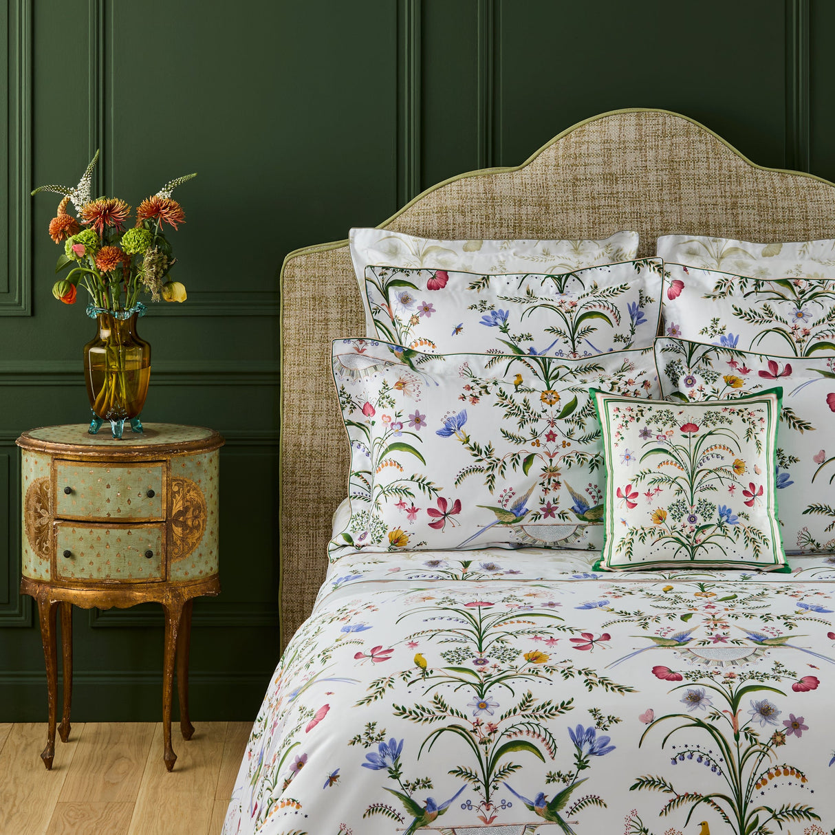Botanic Silk Decorative Pillow by Yves Delorme