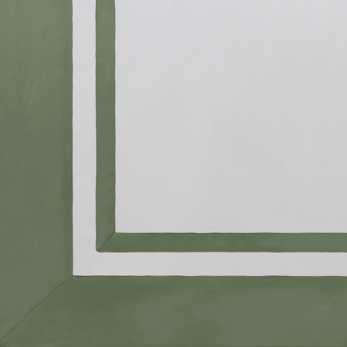 Stella Organic Cotton Percale Sham by Orchids Lux Home - Olive at Fig Linens and Home 2