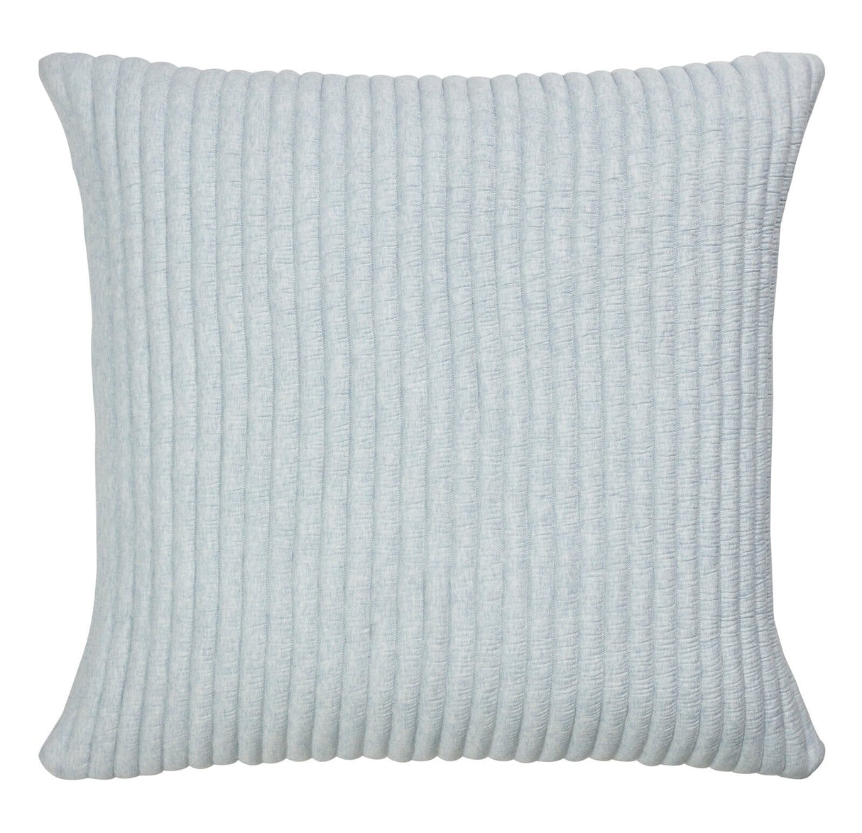 Charlton Cotton Jersey Channel Quilt Shams by Orchids Lux Home - Sky Euro Sham