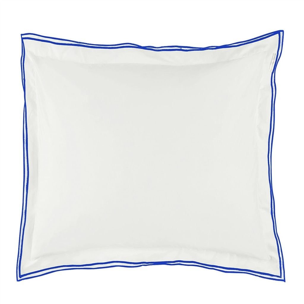 Fig Linens - Astor Cobalt Bedding by Designers Guild - Euro Sham