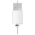 Fig Fine Linens and Home - Worlds Away Lighting - Beckham Nickel Wall Sconce - Front View