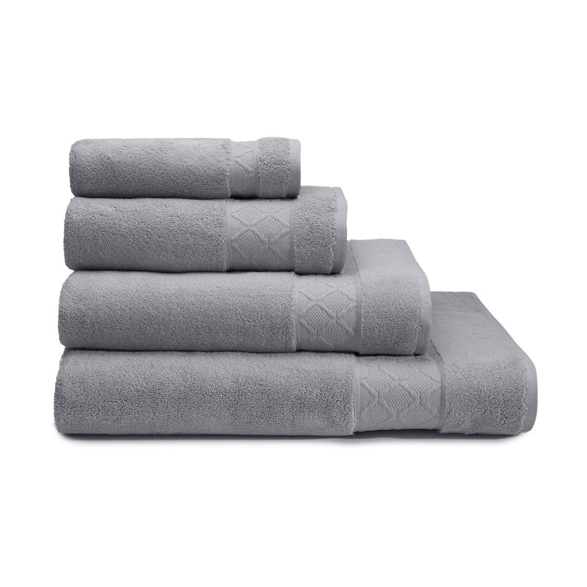 Le Jacquard Français | Caresse Pebble Bath Collection | Fig Linens - Gray Towels