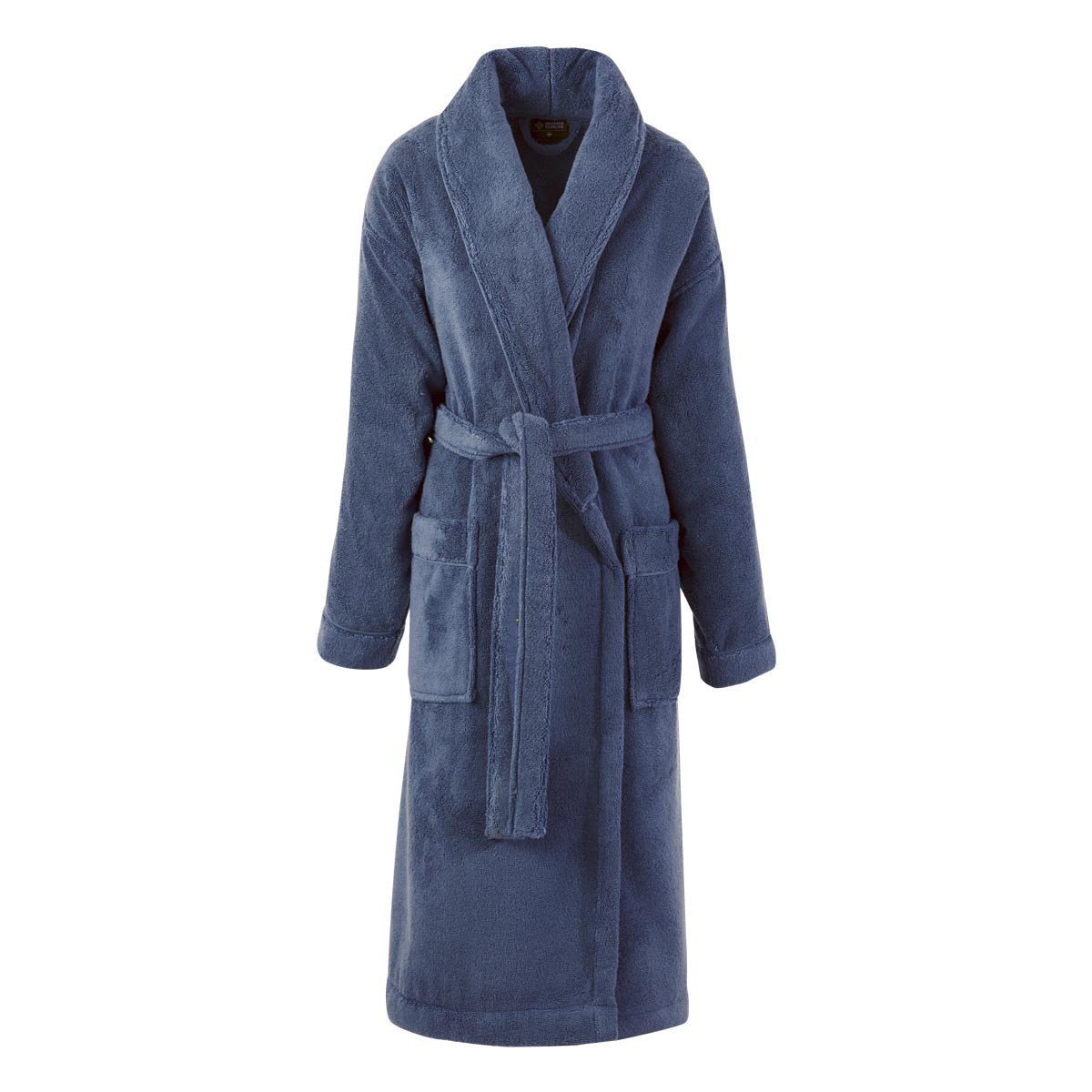 Caresse Orient Blue Bathrobe by Le Jacquard Français | Fig Linens