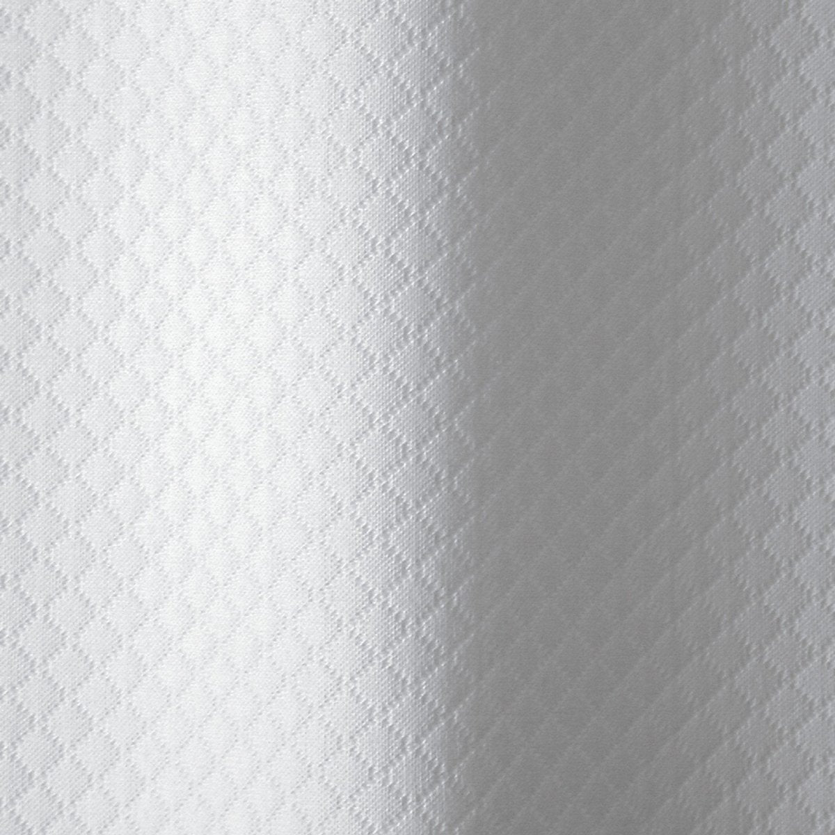 Swatch of Diamond Pique by Matouk - White shower curtain - Fig Linens and Home