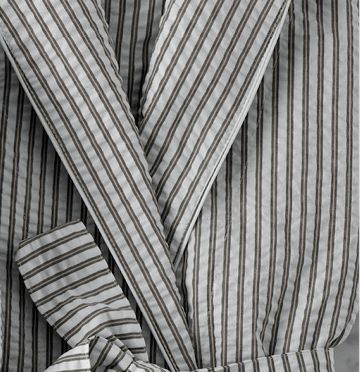 Matouk Matteo Bark Bath Robe | Matouk Robes at Fig Linens and Home