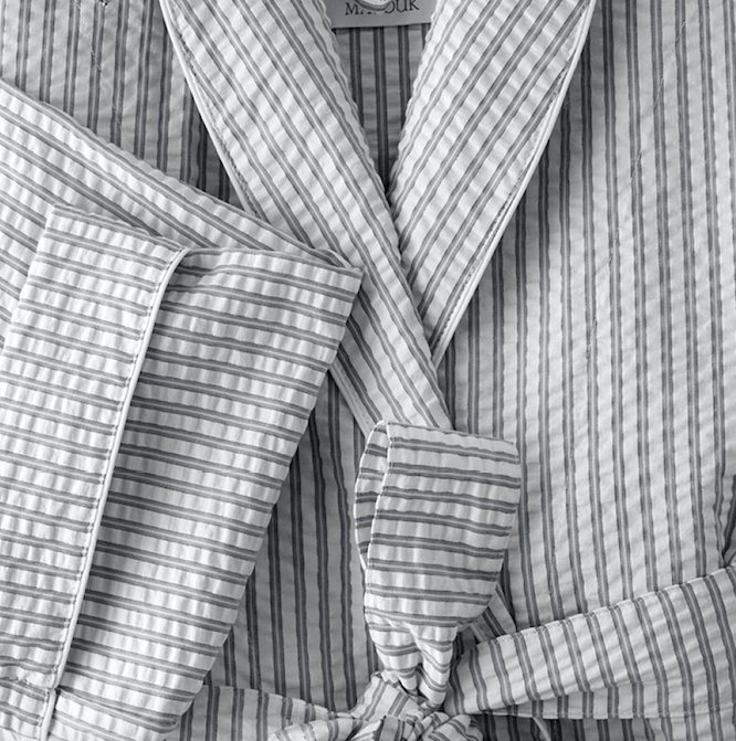 Matouk Matteo Sea Bath Robe | Matouk Robes at Fig Linens and Home