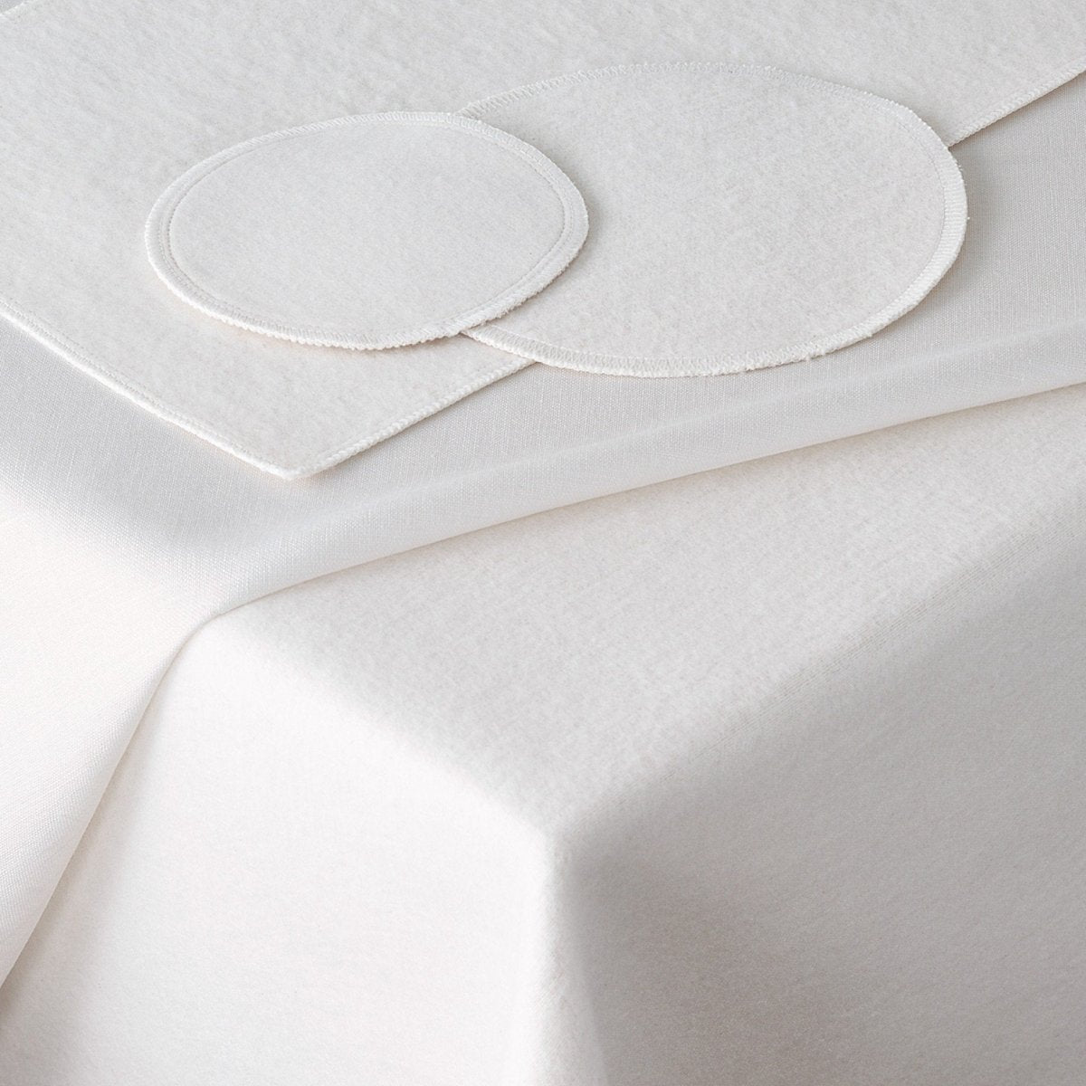White Table Padding - Table protector by Matouk | Table Pad at Fig Linens and Home