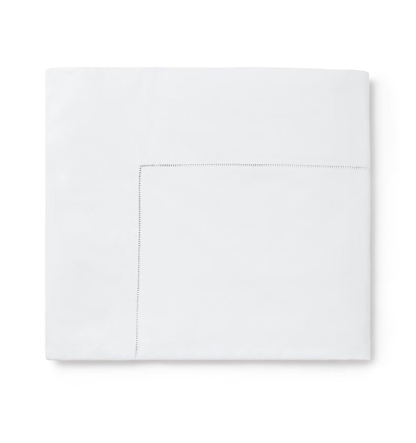 Celeste Sheeting by Sferra | Fig Linens - White flat sheet
