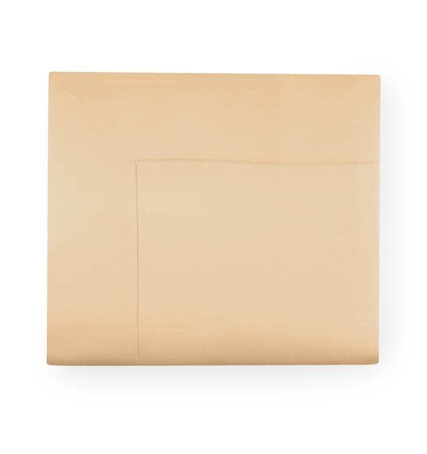 Fig Linens - Giotto Collection Sheeting by Sferra - Honey flat sheet