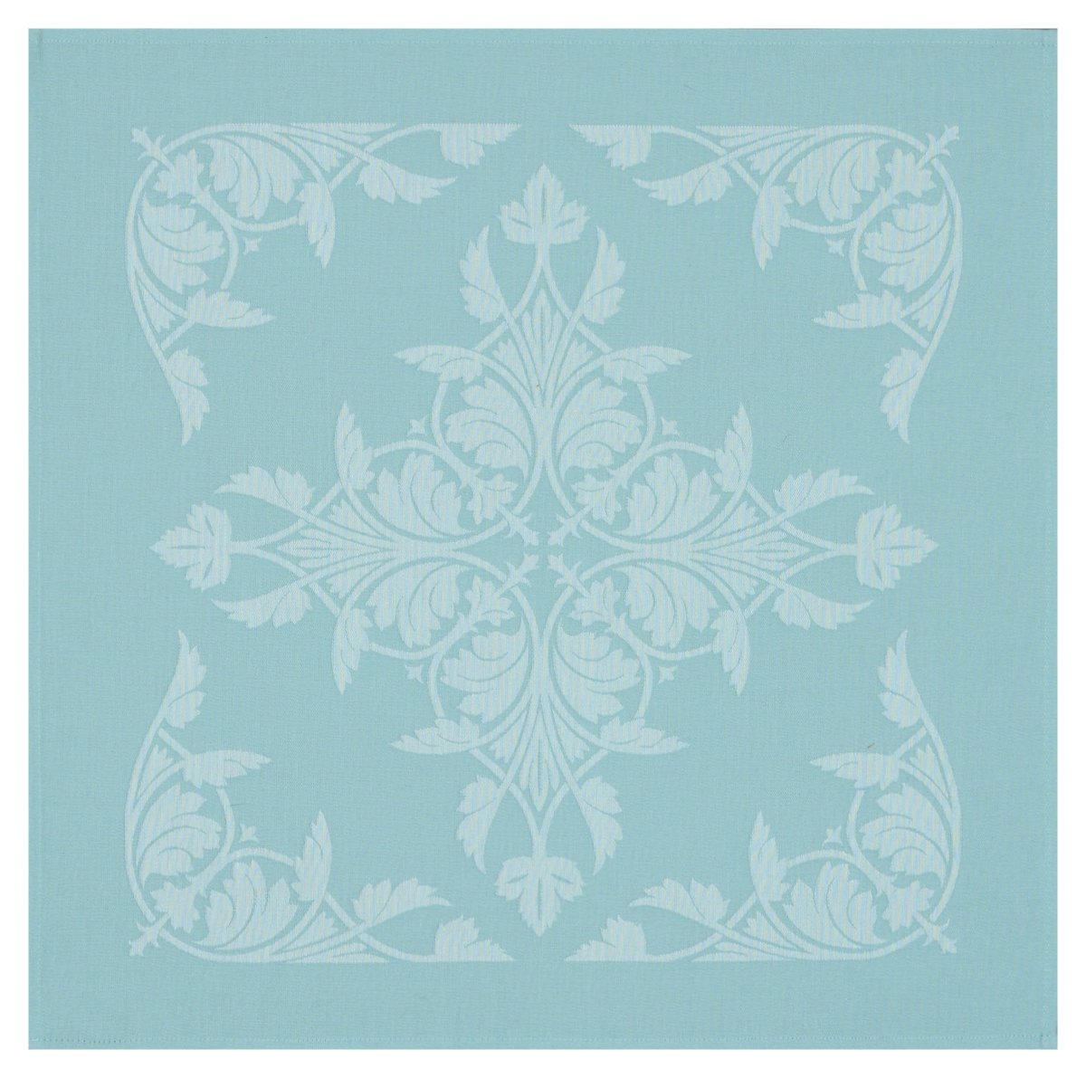 Le Jacquard Français Table Linen Syracuse Aqua Fig Linens Blue napkin