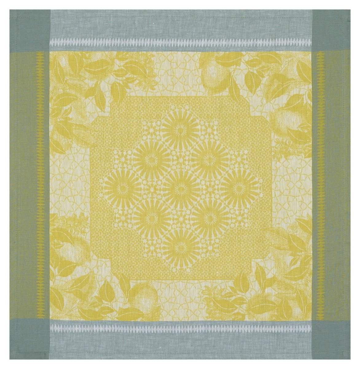 Le Jacquard Français Table Linen Jardin D'Orient Yellow Fig Linens Napkin