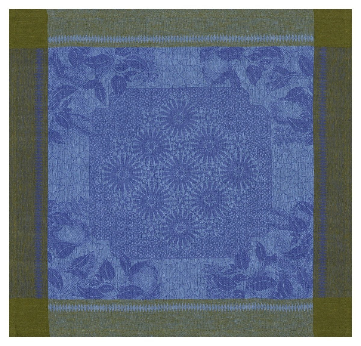 Le Jacquard Français Table Linen Jardin D'Orient Blue Fig Linens Napkin