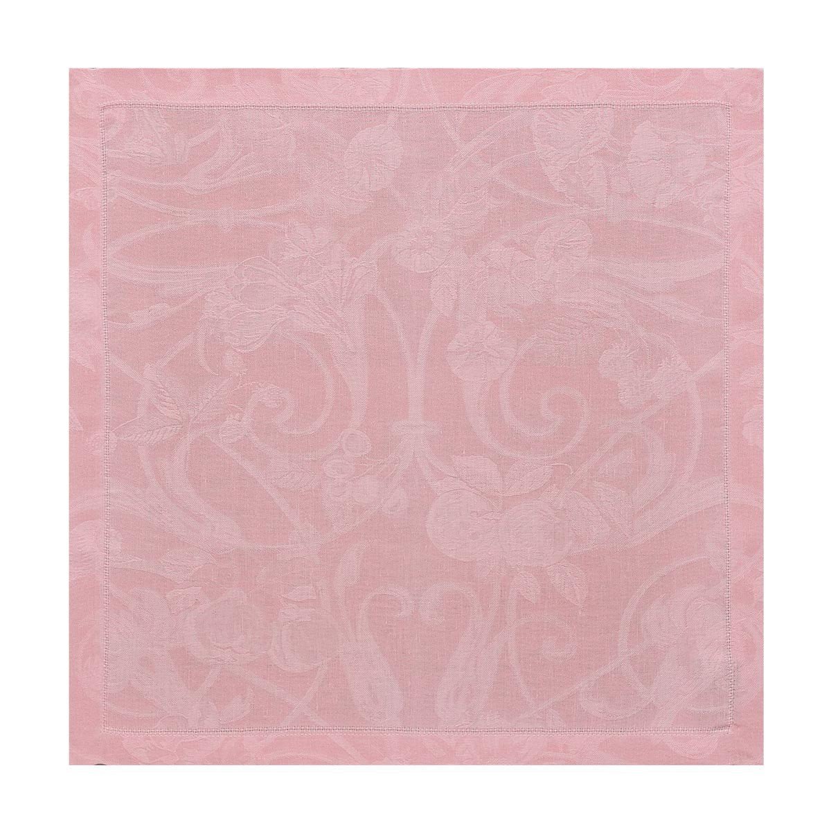 Cloth Napkins Set of 4 - Le Jacquard Français Table Linen Tivoli in Pink at Fig Linens and Home