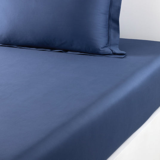 Triomphe Outremer Fitted Sheet by Yves Delorme