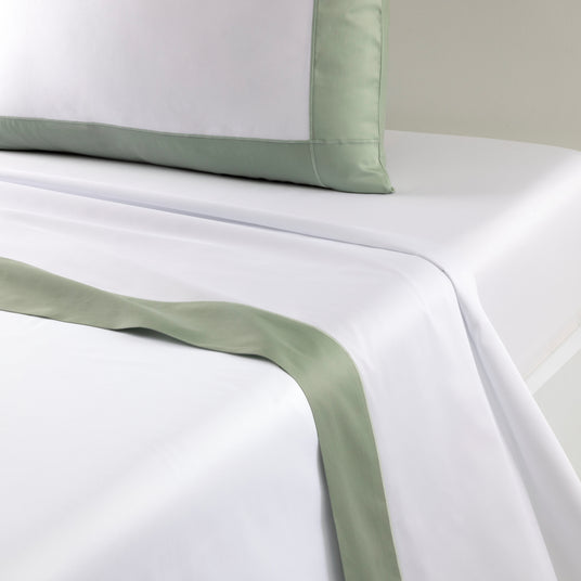 Apollon Veronese Flat Sheet by Yves Delorme