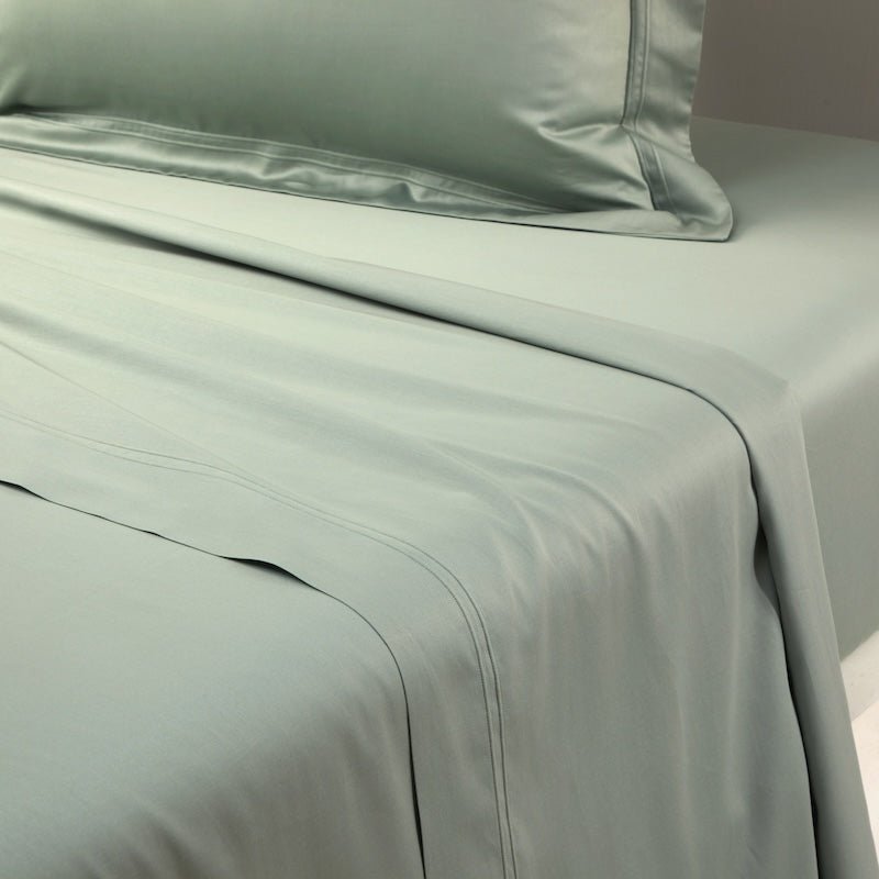 Flat Sheet - Yves Delorme Triomphe Bedding in Veronese - Fig Linens and Home