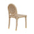 Worlds Away Gentry Natural Rattan Dining Chair Reverse View - Fig Linens and Home