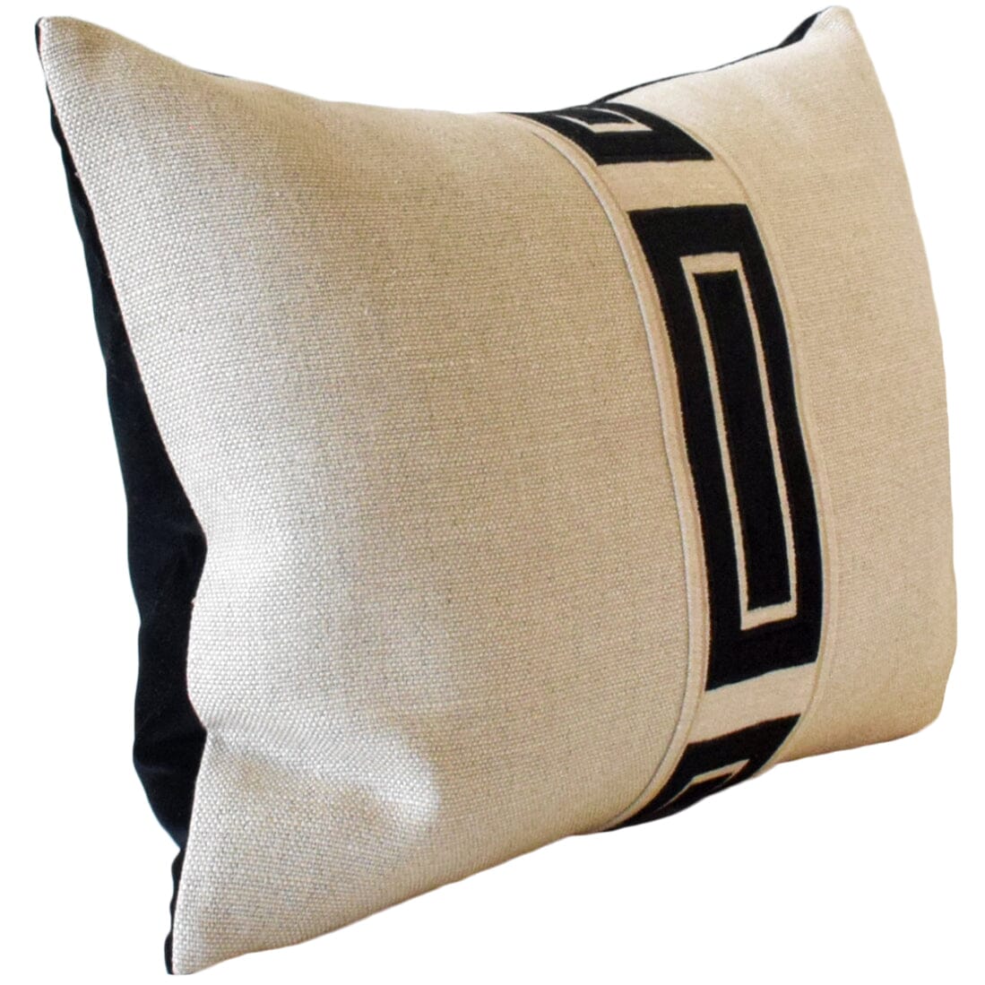 Giorgio Linen Ingot Tape Raven - Throw Pillow by Ryan Studio