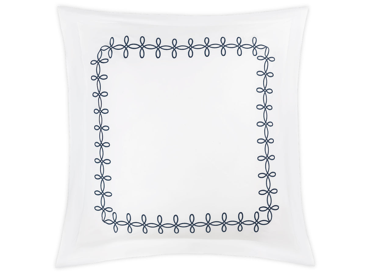 Euro Sham - Gordian Knot Baltic Percale Bedding by Matouk at Fig Linens and Home