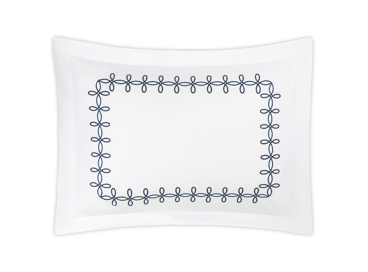 Pillow Sham - Gordian Knot Baltic Percale Bedding by Matouk at Fig Linens and Home