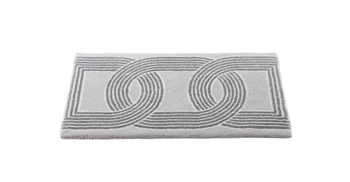 Habidecor Rug - Deauville Small Silver Bath Rug by Abyss Habidecor | Color 900 - Limited Edition 2