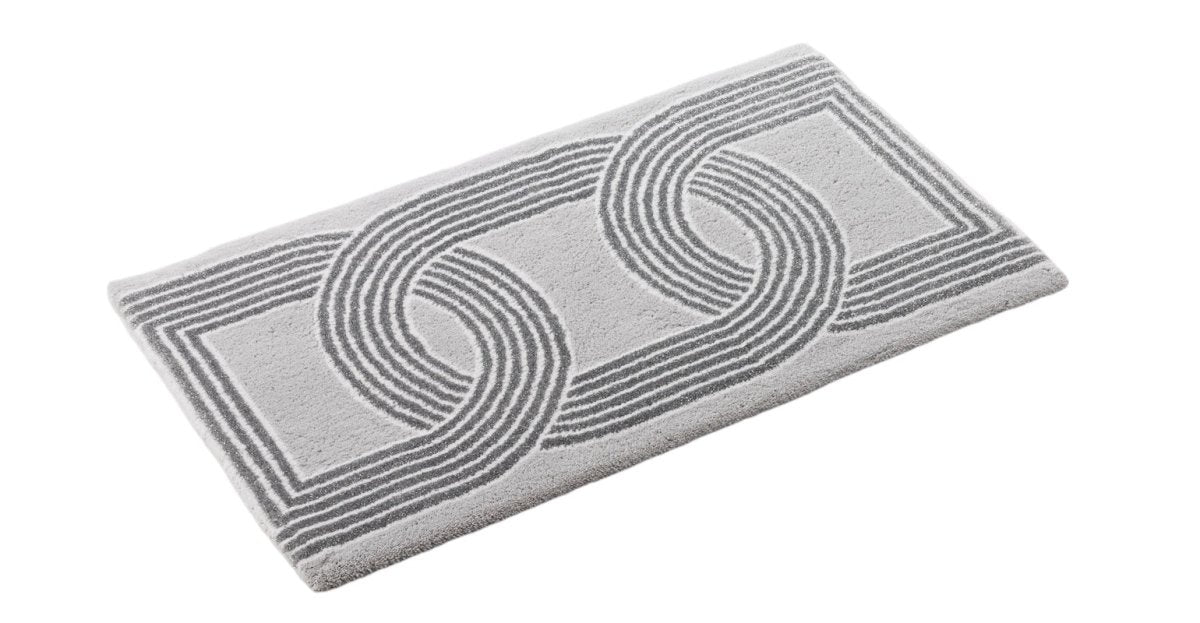 Habidecor Rug - Deauville Small Silver Bath Rug by Abyss Habidecor | Color 900 - Limited Edition 3